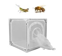 Mesh Cage, 11.8 X 11.8 Tall Mini Cage Terrarium with Stainless Steel Pipe Stand, Outdoor Observation Plant and Small Animal