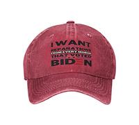 Mesh Cap,I Want Reparations from Every Moron That Voted for Biden Sun Visor Hat Adjustable,Unisex Plain Hat for Travel Activities Tennis
