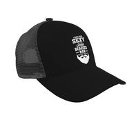 Mesh Caps I Hate Being Sexy But I'm A Chubby Bearded Man Outdoor Sports Cap Classic Baseball Cap Fashion Trucker Cap for Farm Adult Tennis