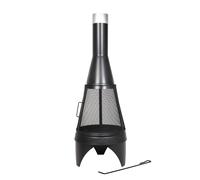 MESH COLORADO STEEL CHIMENEA 125cm