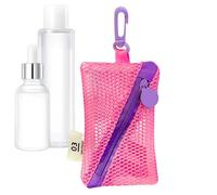 Mesh Cosmetic Bag, Travel Toiletry Bag | Cosmetic Storage Bag Mesh Makeup Organizer Case | Cosmetic Case for Dating, Business Travel, Party, E, riferimento alla descrizione, Please refer to