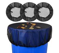 Mesh Cover for Rain Barrel,60cm/80cm/85cm Rain Barrel Net Cover with Drawstring,Water Collection Buckets Cover,for Preventing Fallen Leaves Debris and Small Objects in The Garden or Under The Eaves