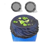 Mesh Cover for Rain Barrel,60cm/80cm/85cm Rain Barrel Net Cover with Drawstring,Water Collection Buckets Cover,for Preventing Fallen Leaves Debris and Small Objects in The Garden or Under The Eaves