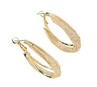 Mesh Design Large Ear Hoops Net Style Trendy Large Ear Hoops for Women Various Colors Choose Colorful Hoop Earrings, フリーサイズ