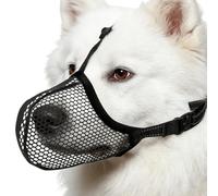 Mesh Dog Muzzle - Breathable Anti Bell Mouth Guard, Adjustable Training Protection | Lightweight Safety Muzzle for Care Education, Comfortable Fit for Small Medium Large Dogs of Allt