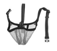 Mesh Dog Muzzle for Large Dogs Soft Breathable Polyester Adjustable Straps | Full Cover Design with Secure Buckle Closure, User Friendly Buckle, for Grooming and PET Hospital Visits