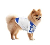 Mesh Dog T Shirt For Small Dogs - Breathable Cat Clothes Israel Flag