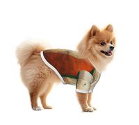 Mesh Dog T Shirt For Small Dogs - Breathable Cat Clothes Retro Irish Flag