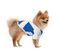 Mesh Dog T Shirt For Small Dogs - Breathable Cat Clothes Scottish Flag