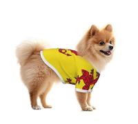 Mesh Dog T Shirt For Small Dogs - Breathable Cat Clothes Somerset County Flag