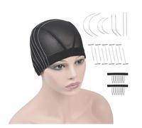 Mesh Dome Wig Cap with Guideline Map for Wig Making Stretchable Wigs Cap for Beginners Making Wigs (5x5 M)