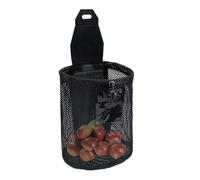 Mesh Dump, Dump Effortless, Foldable Utility with Quick Release Mesh, Organiser of Belt Slides, Waist Storage, You are in the Field or Camping, Keep All Your Habseligk Weight Reduced, black, see