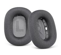 Mesh Ear Cushions for Apple AirPods Max - Upgraded Ear Cup Covers for Airpods Max Headphones - Original Silicone Design Strong Magnet (Space Gray)