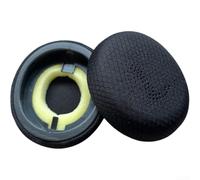 Mesh Ear Pads for Jabra for elite 45h for evolve 2 Black Mesh | Breathable mesh fabric, reduces heat buildup, soft foam core, compatible with for elite 45h, for evolve 2 series