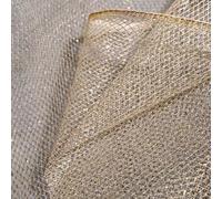 Mesh Fabric Gold, Sequin Metallic Fishnet Fabric for Costumes Wedding Dresses, Decorative Projects (59" Wide)|