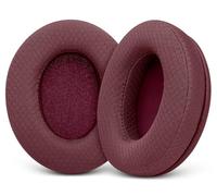 Mesh Fabric Replacement Ear Pads for Sennheiser HD280 / HD280-13 / HD280-Pro / HD281 / HMD280 / HMD280 Pro / HMD280-13 / HMD281 / HMD281 Pro Headphones, Earpads Cushions with Memory Foam - Red