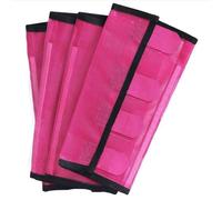 Mesh Horse Fly Boots (Set of 4) - Breathable, Fly-Proof Leggings for All-Day Comfort (Pink)