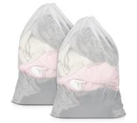 Mesh Laundry Bag for Washing Machine, Extra Large 70x90cm Washable Laundry Mesh Bags with Zipper, Durable Gym Clothes Bag for Sports, Travel, White