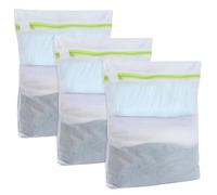 Mesh Laundry Bags, 3 Pack Delicates Wash Bags, Washing Bags for Washing Machine, with Zips/Reusable, for Delicates Blouse/Hosiery/Underwear/Bra/Lingerie and Baby Clothes