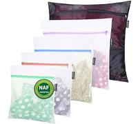 Mesh Laundry Bags, 5 Pack Washing Machine Wash Bags, 1 Extra Large, 2 Large & 2 Medium Bags Laundry,Blouse, Hosiery, Stocking, Underwear, Bra Lingerie, Travel Laundry Bag