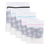 Mesh Laundry Bags, 5 Pcs Laundry Bags for Washing Machine, Mesh Laundrys Bag with Zips Machine Reusable Washing Bag Large Fine Laundrys Bag for Clothes Socks Underwear Bra(60x60/50x40/40x30cm)