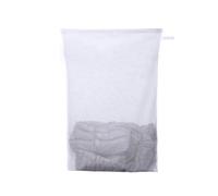 Mesh Laundry Wash Bag,White Durable Reusable Large Drawstring Washing Machine Net Bag 60x90cm/23.6x35.4inch,Breathable Travel Laundry Organizer for Clothes, Delicates, Bedding, Curtains, Shoe Protecti