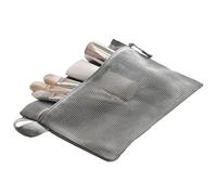 Mesh Makeup Bag - Mesh Shower Bag | Mesh Mesh Bags | Cosmetic Travel Bags | Portable Multifunctional Toiletry Outlet for Storm Medicine Items, Grey, Consulte la descripción, See description