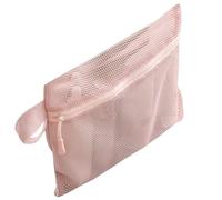 Mesh Makeup Bag - Mesh Shower Bag | Mesh Mesh Bags | Cosmetic Travel Bags | Portable Multifunctional Toiletry Outlet for Storm Medicine Items, Pink, Consulte la descripción, See description