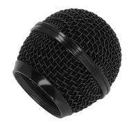 Mesh Microphone Grille Head, Microphone Grille Ball with Inner Foam Windscreen, Microphone Replacement Grille for SM58S SM58LC BETA58 BETA58A SA M30 SV100 UT2 PGX24 SLX4 (Black)