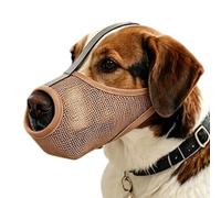 Mesh Muzzle for Dogs | Reflective Soft Pet Mouth Guard | Dog Muzzle | for Barking Biting Licking Chewing Prevention Training Daily Walk