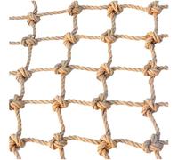Mesh Netting Garden Safety Net Sturdy Rope Net Construction Net Hemp Rope Net Anti-Fall Rope Net 6mm Hemp Rope Net Garden Mesh Netting Hemp Rope Net Anti-Wear Heavy Duty Hemp Rope Cargo Net