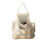 Mesh Onion Storage Bags - Reusable Wall Dispenser, Kitchen Waste Holder | Easy To Es Vegetable Organizer, Hanging Vented Products Keeper, Mesh Storage, As Shown In Image, Se référer à la description