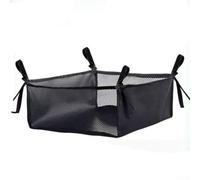 Mesh Organizer Bag Under Seat Storage Carrier for Wheelchair and Elderly Rollator, Waterproof Oxford Fabric, Secure 4 Strap Attachment, Large Space for Essential Items