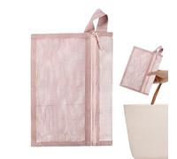Mesh Organizer Bags | Mesh Wash Bag,Multi-Functional Organizer Portable Toiletry Tote for Stationery Cosmetics Toiletries Home Dorm Gym Beach Travel Business Trips Camping