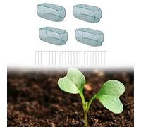 Mesh Plant Protection with Ground Spikes Suitable for Various Garden Plants Against Sun and Cold Damage (120 * 40 * 45cm)