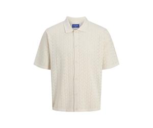 Mesh polo shirt Jack & Jones Tyler 4700775 Beige 2XL