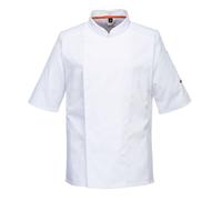 Portwest C746 Stretch Mesh Air Pro Short Sleeve Jacket White 2XL Colou 2XL