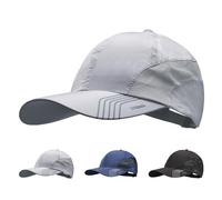 Mesh Quick Dry Baseball Cap Unstructured Breathable Summer Sun Protection Cap Unisex Outdoor Sports Hat with Adjustable Buckle Soft Brim Peaked Hat Lightweight Running Headwear for Outdoor Activities