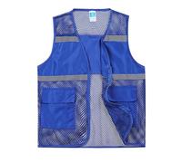 Mesh Reflective Vest Volunteer Vest Breathable Mesh Vest for Cycling Long Hours Wear Sports Training Mesh Bibs Lightweight Comfortable and Breathable During Football Rugby Sports Bibs