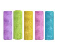 Mesh Ribbon for Wreaths, 5 Rolls Mesh Ribbon, 10 Inch x 10 Yard Decorative for Wreaths, Exquisite Deco, DIY Deco for Easter Spring, Inch Rolls for Daily Use