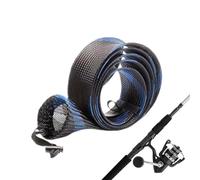 Mesh Rod Sock, Rod Protector Sleeve, Angler Fishing Rods Cover with Stretchable Mesh, Lightweight Rods Sleeve with Soft Interior, Practical Tackle Gear Style, Fishing Storage for Sea Stream