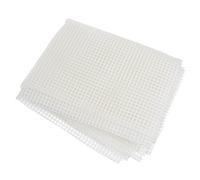 Mesh Rug Canvas White Plastic Latch Hook Backing Material for Crafts | Braided Grid Structure, Tapestry Fabric, Supports Rugs and Wall Hangings, for Beginners and Home Decor Crafters