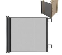 Mesh Safety Dog Gate for Stairs | Kid Safety Automatic Retractable Insulation Net, Easy Installation Flexible Pet Gates for Kitchens, Doors Crazy Safety Gate for Pets for Home