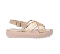 Mesh Sandal - female - Baldinini - Flat Sandals - Beige - 6 UK - Shoes 6 UK