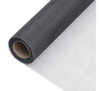Mesh Screen Fiberglass Fencing Barrier Panel Black/Grey Multi Sizes vidaXL