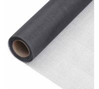 Mesh Screen Fiberglass Fencing Barrier Panel Black/Grey Multi Sizes vidaXL