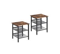 Mesh Shelves Side Table