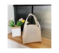 Mesh Shower Bag 2 Pcs Large Capacity Mesh Bag with Handle Travel Toiltery Makeup Bag Portable Beach Bag Cosmetic Zipper Pouch for Dorm，Bathroom(Beige)