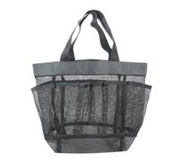 Mesh Shower Bag 3 Pcs Portable Hand-held Mesh Toiletry Bag Bath Storage Cosmetic Bag Fitness Bath Pocket Bath Bag Network Storage Bags for Dorm，Bathroom(Grey)