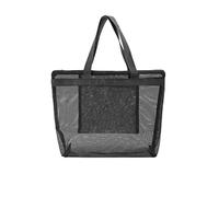 Mesh Shower Bag Toiletry Bag Beach Mesh Bag Travel Supply Large Capacity Breathable Zipped Design Sturdy with Pocket for Dorm，Bathroom(Wine red)